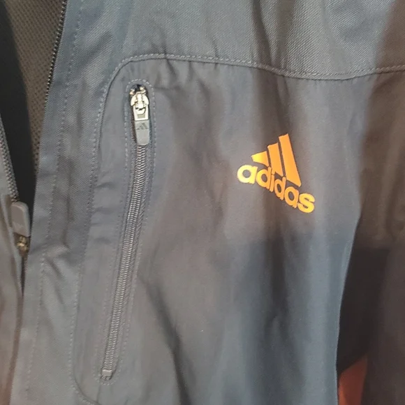 Nwot Adidas hooded windbreaker sz small - Picture 2 of 6